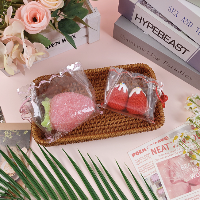 Strawberry squishy product display